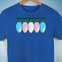 Transgender Pride Flag Christmas Lights Premium Unisex T-Shirt - Royal Blue